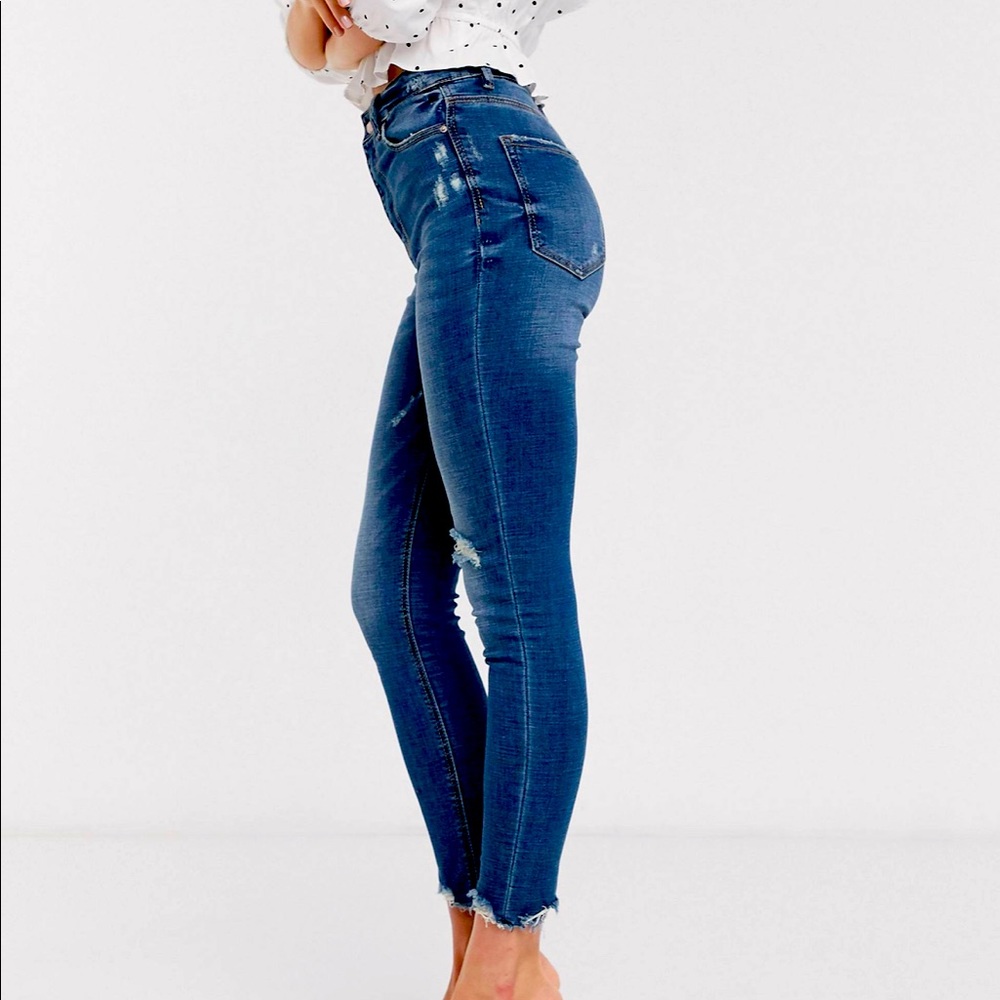 Super high waisted Stradivarius jeans